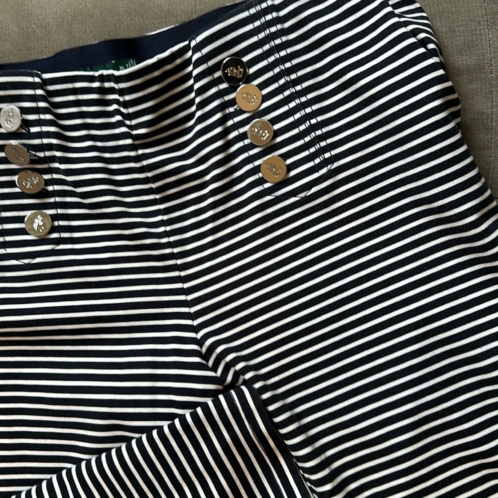 Lauren Ralph Lauren wide leg crop pants size XL